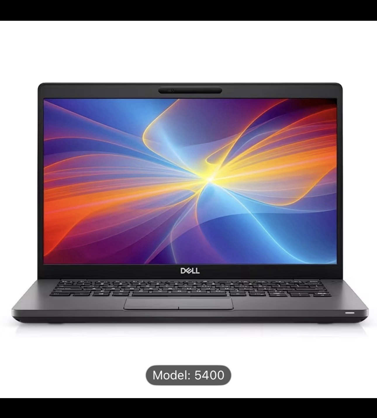Dell 5400 Notebook Laptop Black HDMI USB Ethernet Webcam Wi-Fi