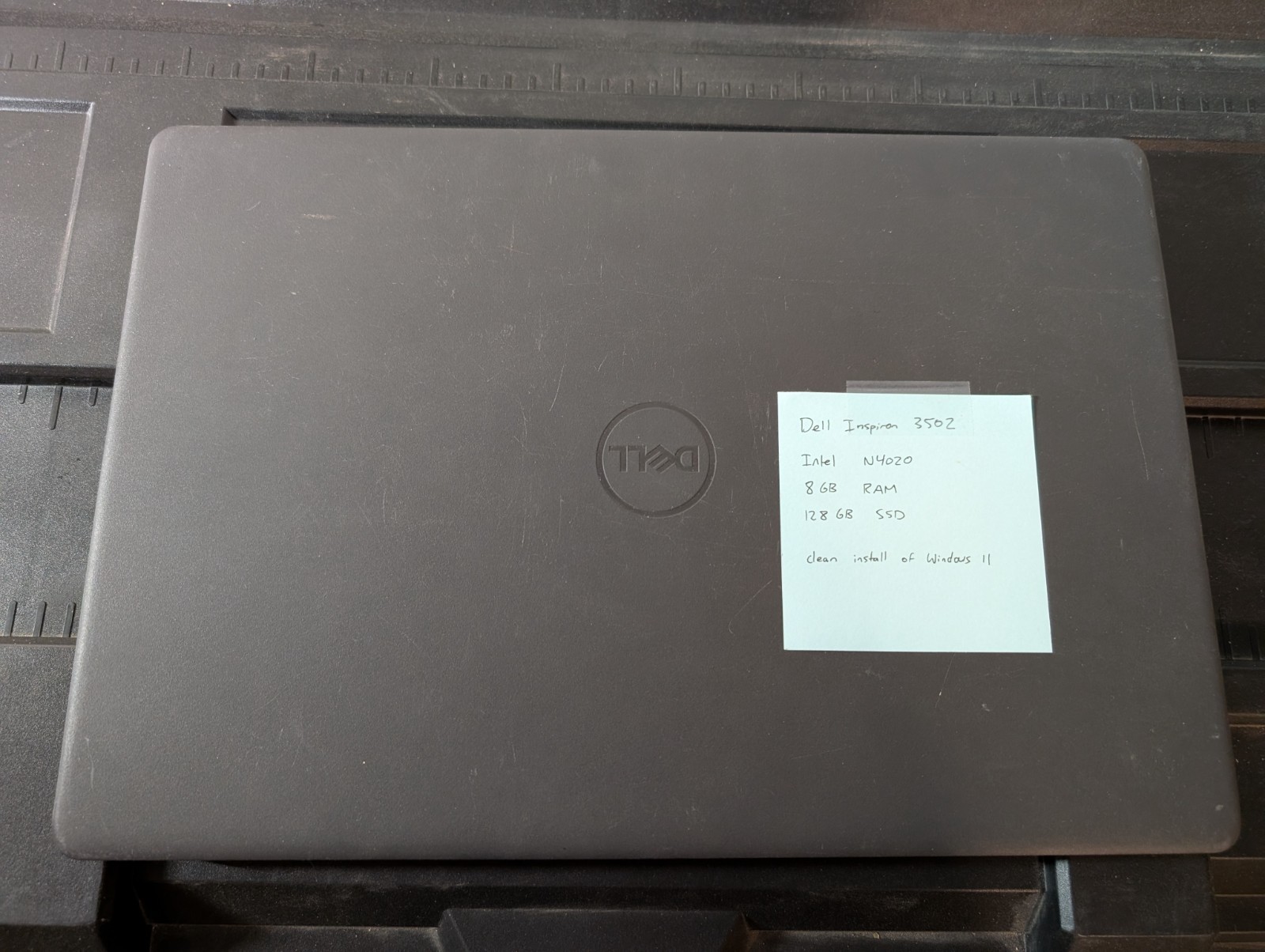 Dell Inspiron 15 3502 – Celeron N4020 @ 1.10GHz – 8GB RAM – 128GB SSD