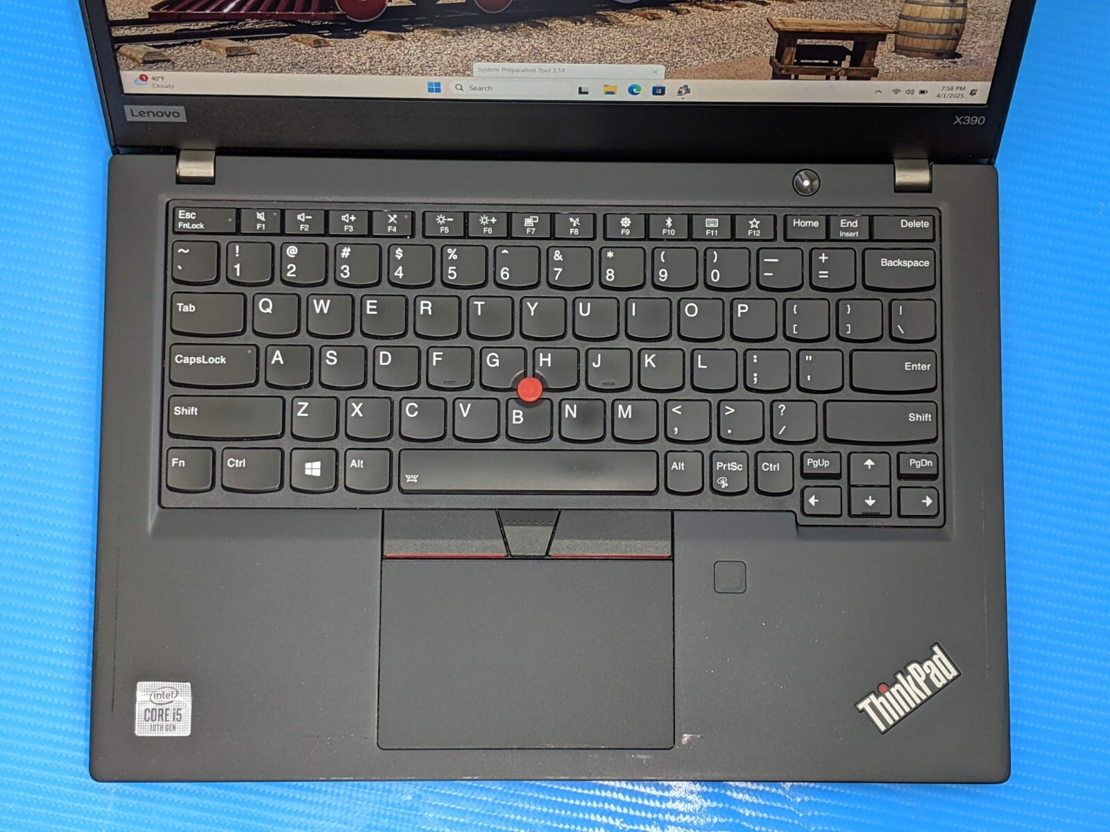 Lenovo ThinkPad X390 13.3″FHD i5-10210U 1.6GHz 8GB 256GB SSD Win 11 Pro +Charger
