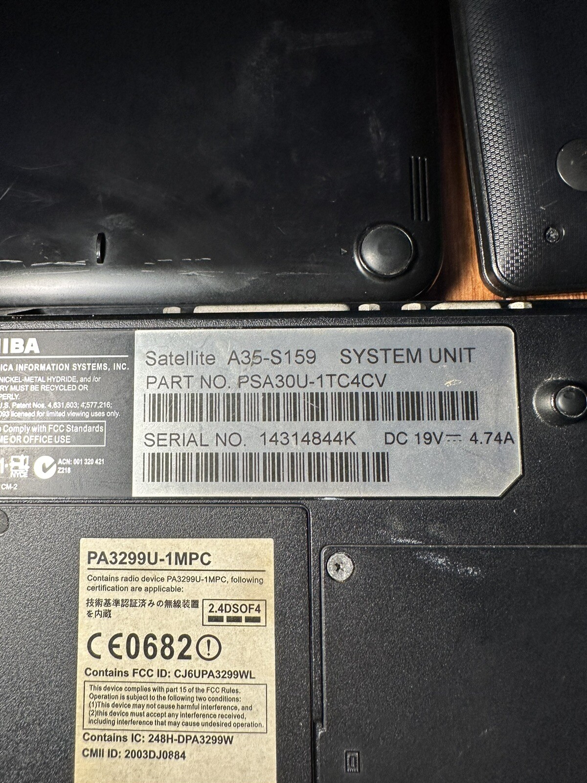 3x Laptops for parts (1x samsung , 1x Toshiba , 1x evoo