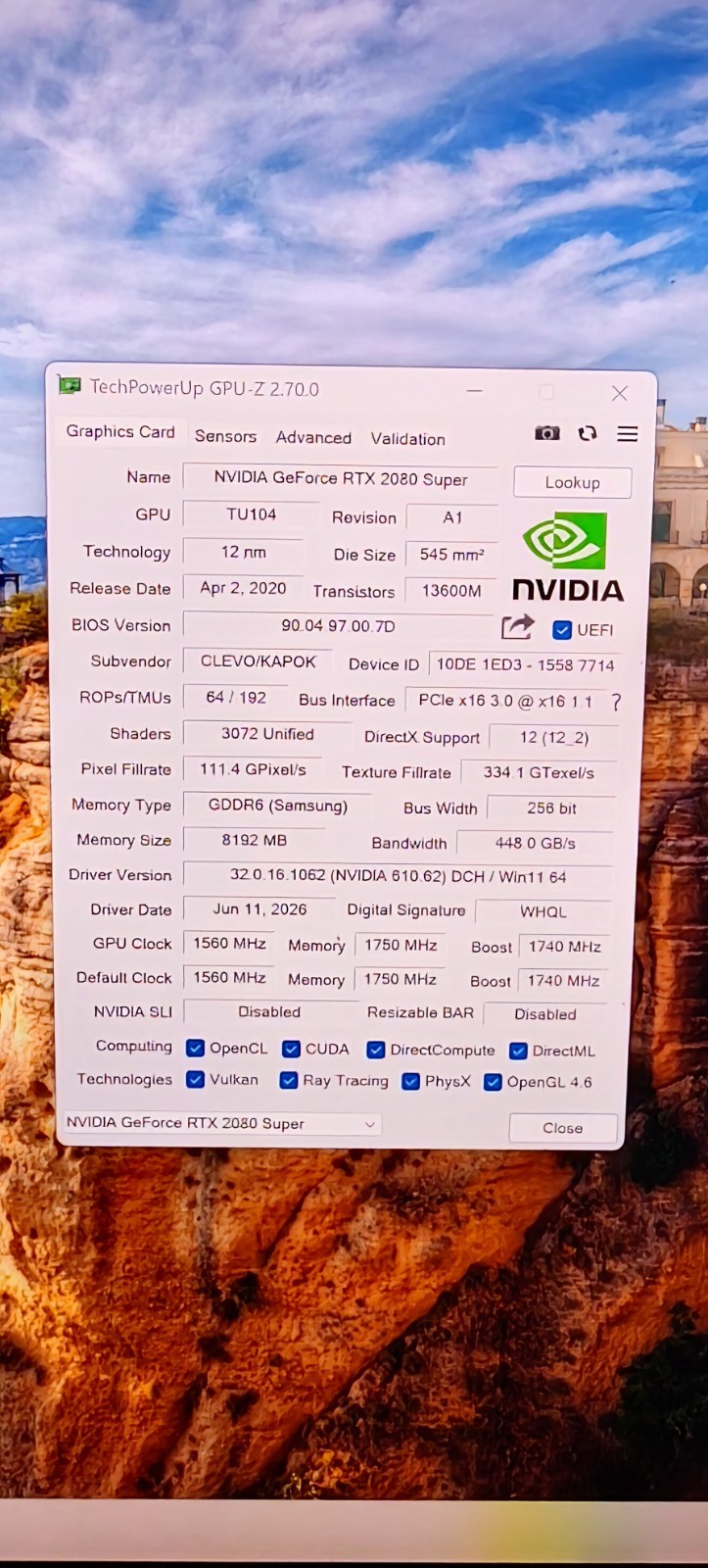 Origin EON17-X (Clevo X170SM-G) 17.3″ | i9-10900K | RTX 2080 Super | 64GB RAM |