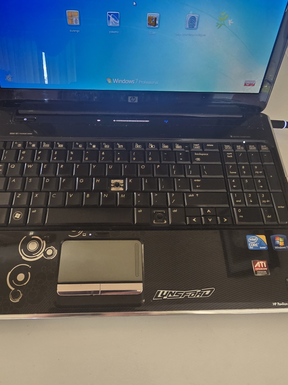 HP Pavilion dv6 Laptop 2.53GHz Intel Core 2 Duo CPU,4GB (2x2GB) RAM, Windows 7
