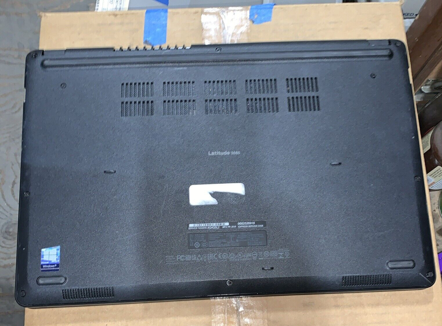 DELL LATITUDE 3580 INTEL CORE i3-6006U 2.00GHZ 4GB RAM **NO HD/ NO CADDIE/ NO OS