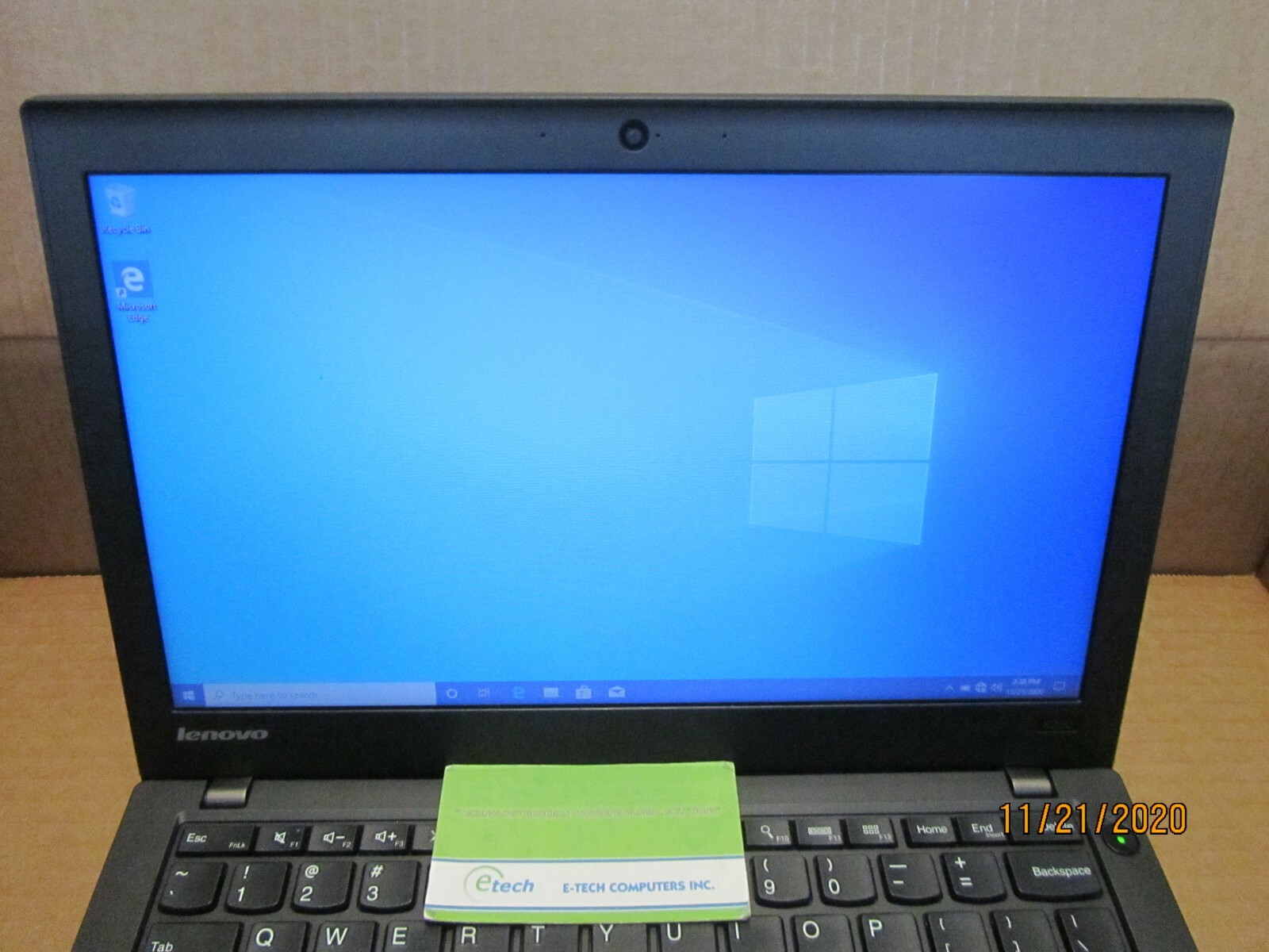 20CLS2FE02 – ThinkPad X250 i7-5600U, 8GB RAM 180GB SSD 12.5″ HD LCD Win10 Pro64