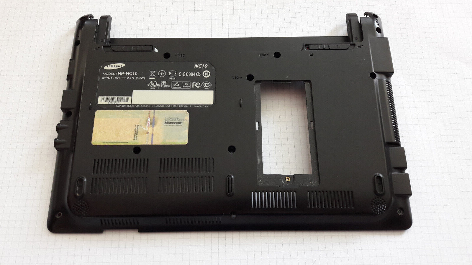 Samsung NC 10 Bottom Case