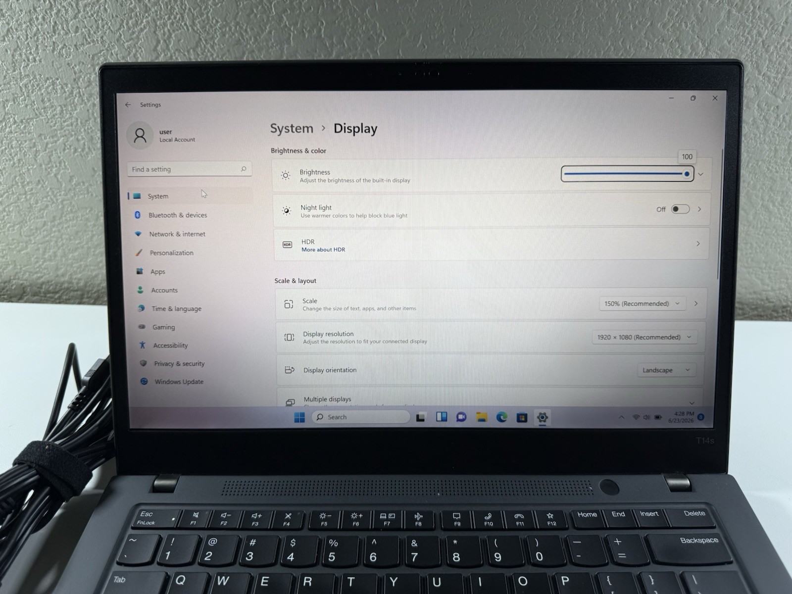 Lenovo ThinkPad T14s Gen 2 i7-1185G7 32GB 14″ FHD 1920×1080 512GB WWAN 4G Touch