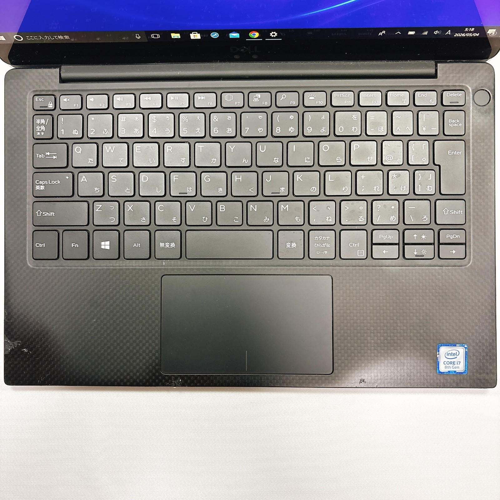 DELL XPS 13 9370 Core i7-8550U 16GB RAM 512GB SSD 13.3in 4K Touchscreen #992