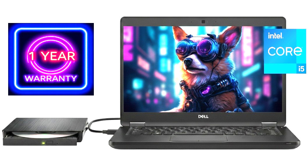 14″ DELL Latitude Laptop: Intel i5-8250U! (8GB RAM – 256GB NVME SSD) Windows 11!