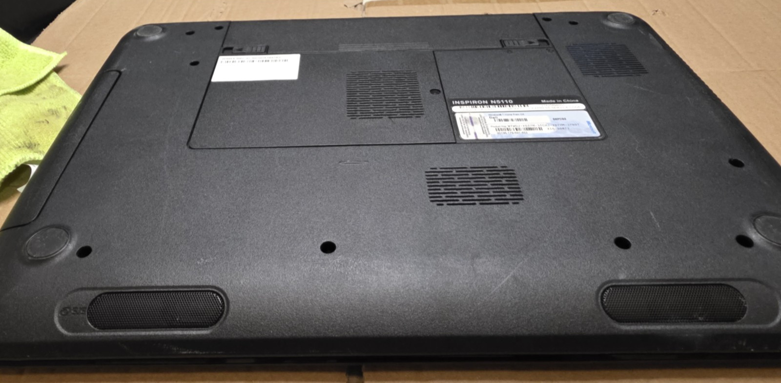 Dell Inspiron N5110 Windows 7 Ultimate Intel Core i5 6GB RAM 596GB HD Dead Batte