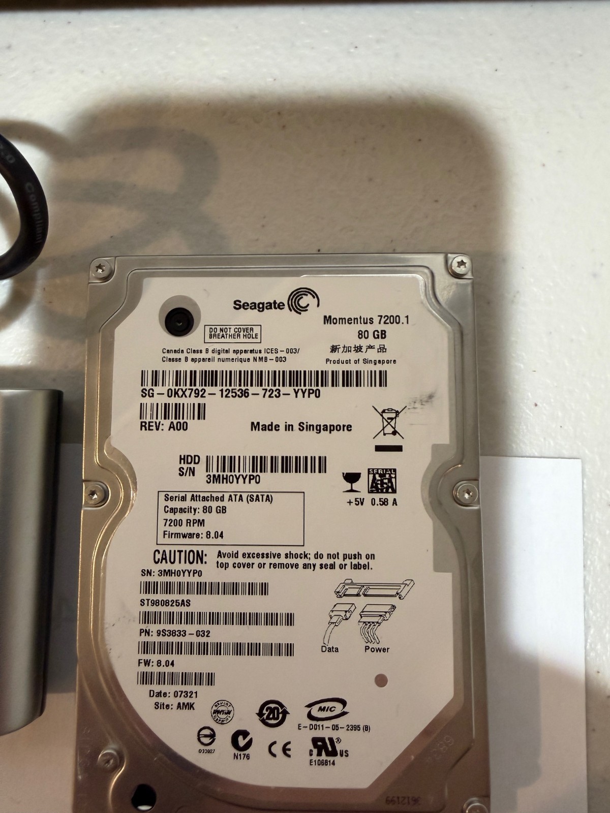 Dell D620 Laptop | Win XP Pro | 500GB SSD | 4GB RAM | Docking Station | WiFi