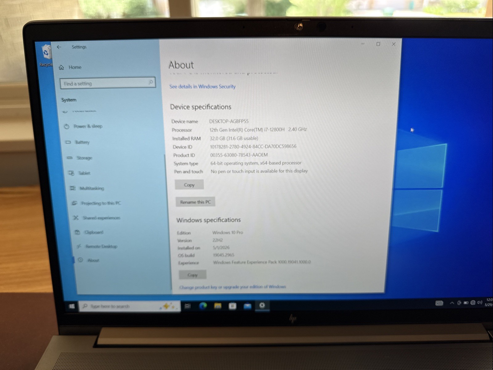 HP ZBook Power G9 15.6 FHD – Intel i7-12800H – 32GB RAM 512GB SSD RTX A1000 – 1