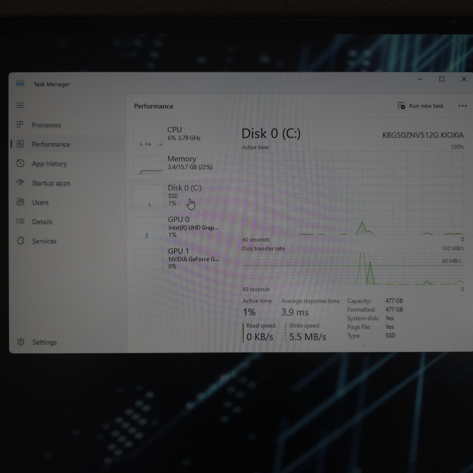MSI GF63 Thin 512GB SSD 16GB RAM i5-11400H GTX 1650 Max-Q, Broken Screen