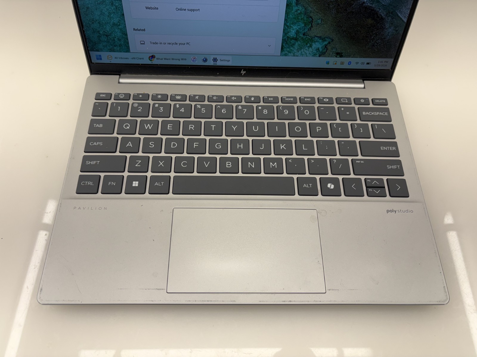 HP Pavilion 13 inch Aero Laptop – Windows 11 Ryzen 5 8640U 16gb RAM 512GB SSD