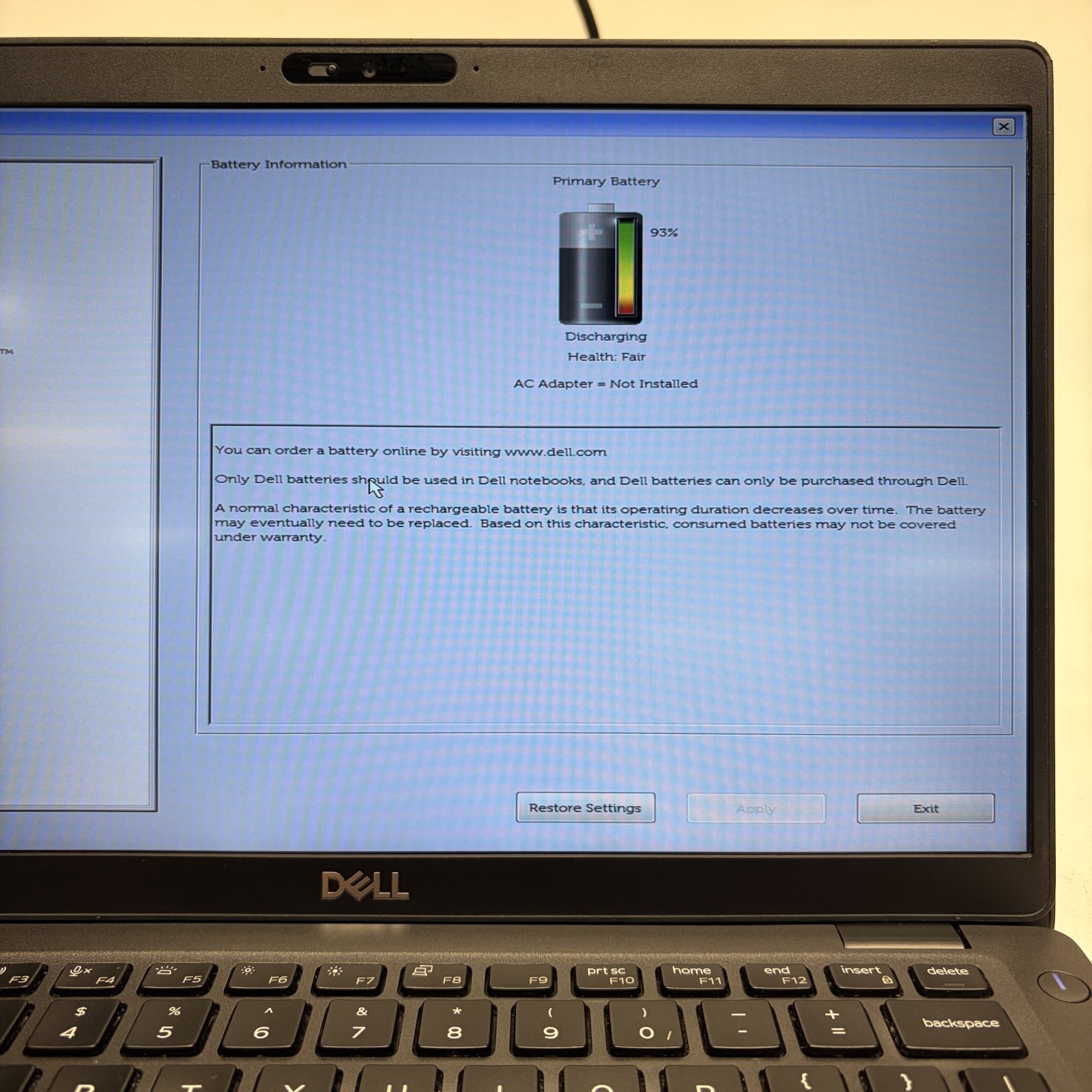 Dell Latitude 5400 w/ Power Supply