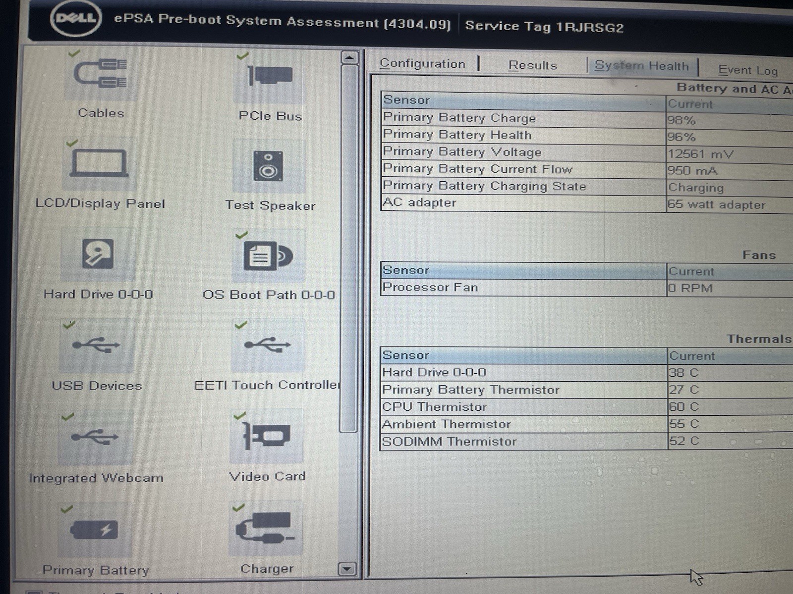 Dell 14 RUGGED 7414 Intel i5-6300U @2.40GHz 16GB NO SSD WEBCAM NO OS READ