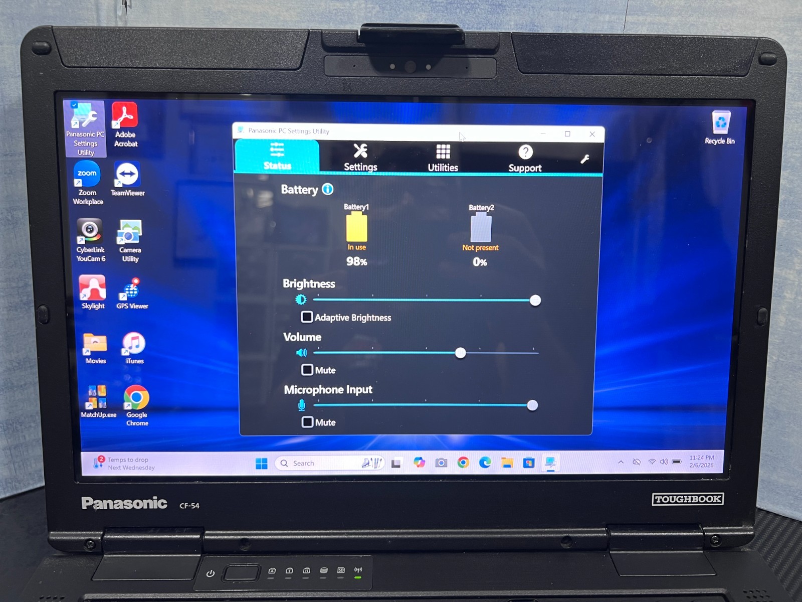 CF-54J5894VM, i5-7300U @2.60GHz, 16GB, 256GB SSD M.2, TOUCHSCREEN, 4G LTE, HDMI