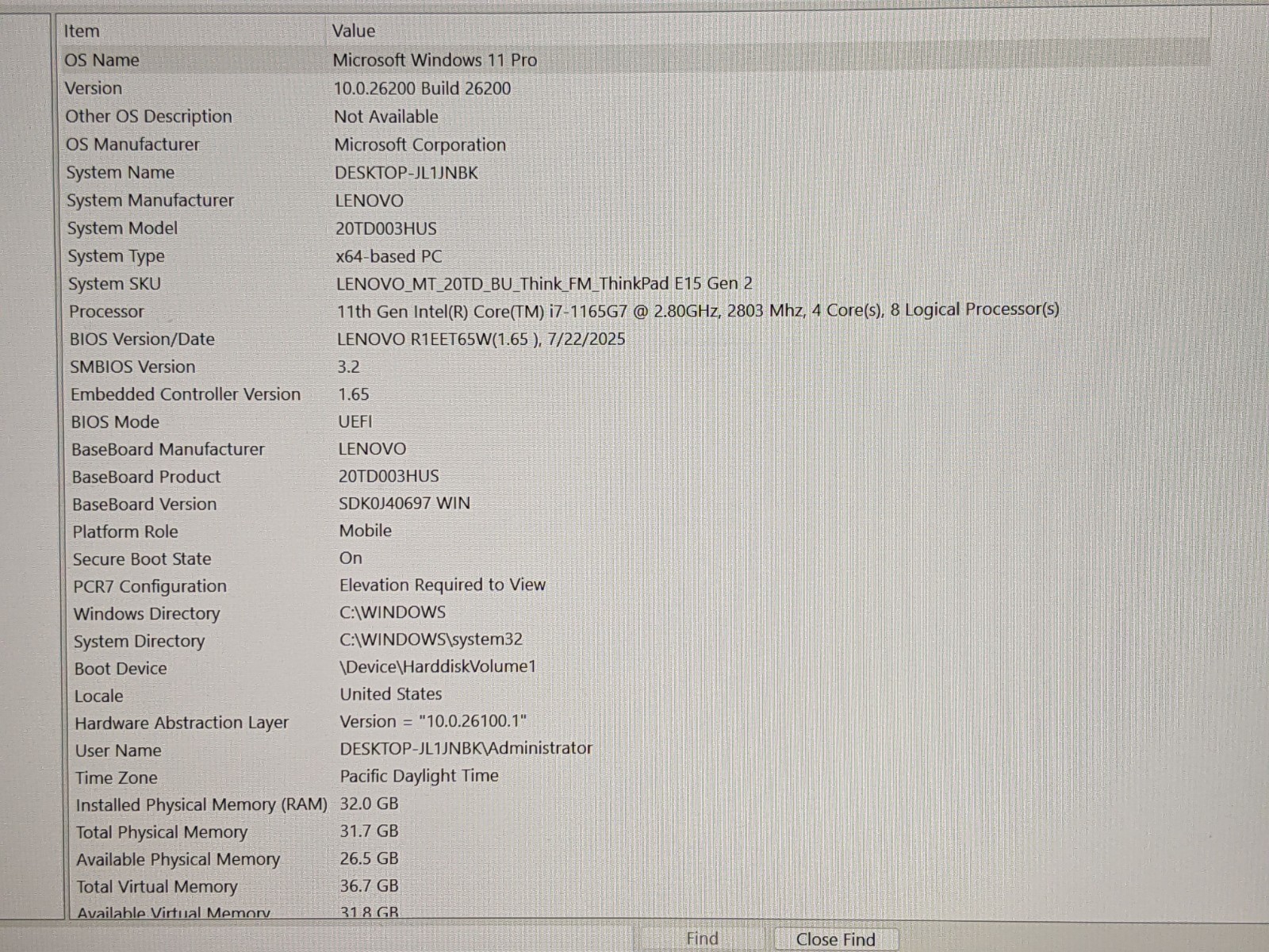 Lenovo ThinkPad E15 15.6″ FHD TOUCH i7 11th Gen 2.8GHz 32GB 1TB SSD Win11Pro +PA