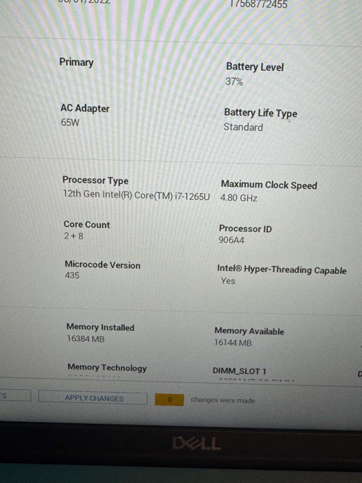 A lot of 4 Dell Precision 3570 15″ Intel i7-1265U 4.15GHz 16GB RAM DDR5 NO SSD
