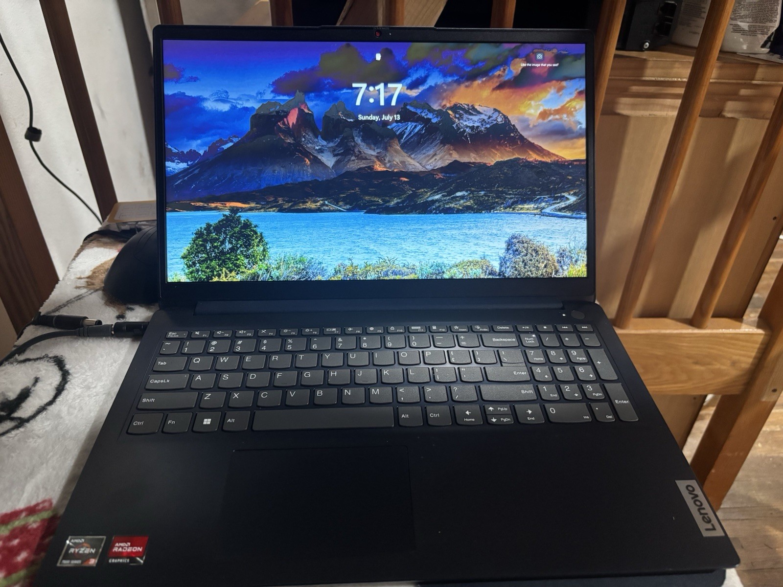 Lenovo IdeaPad 1 15.6” (256GB SSD AMD Ryzen 3 7320U 2.4GHz 8GB RAM) Laptop