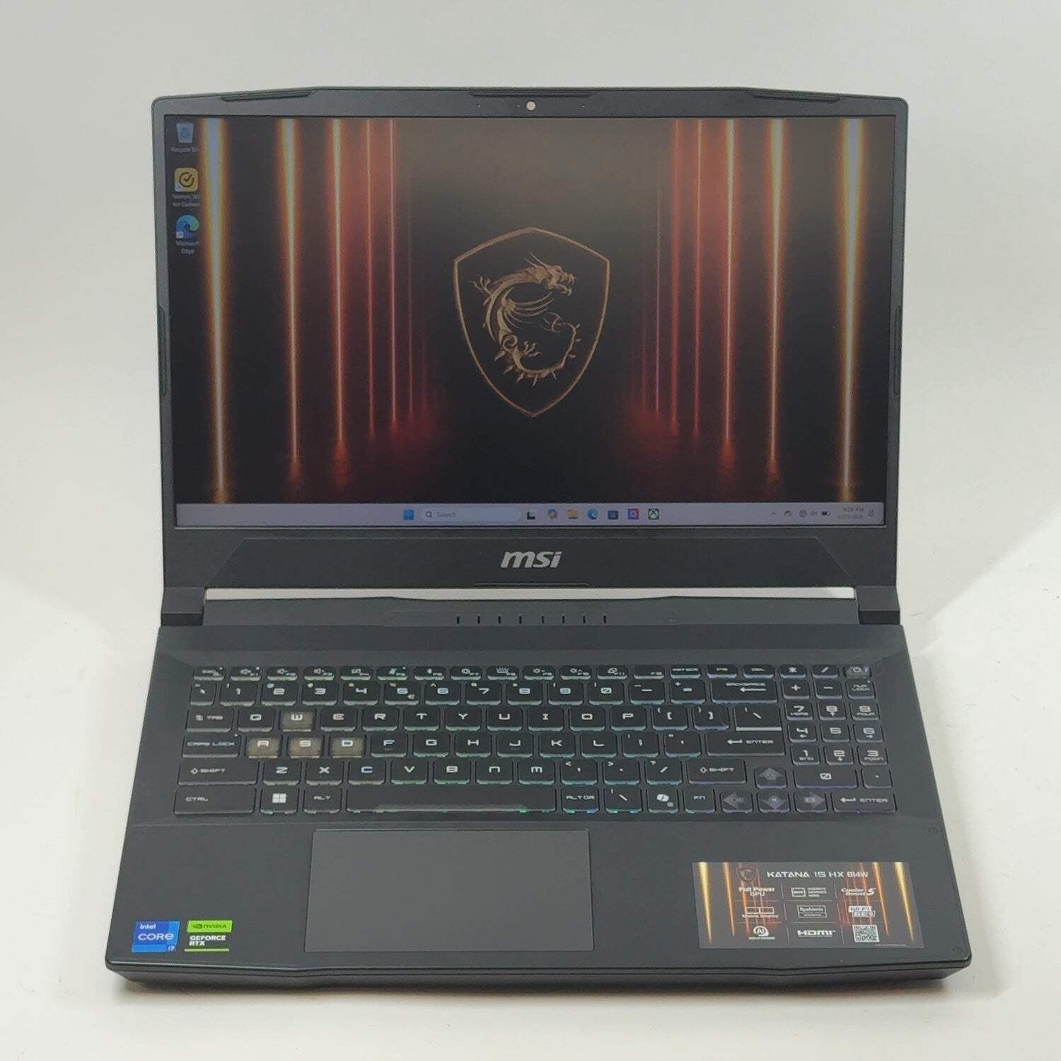 MSI Katana 15 HX B14WEK 15.6″ i7-14650HX 16GB RAM 512GB SSD GeForce RTX 5050