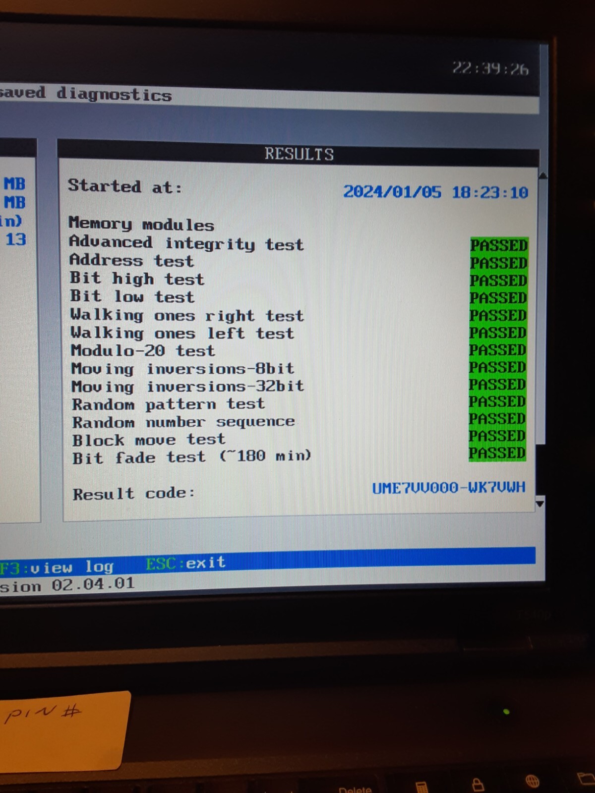 THINKPAD LENOVO T540P, i7 @ 2.4 GHz, 16 GB RAM, 512 GB M.2 SSD WINDOWS 11 PRO.