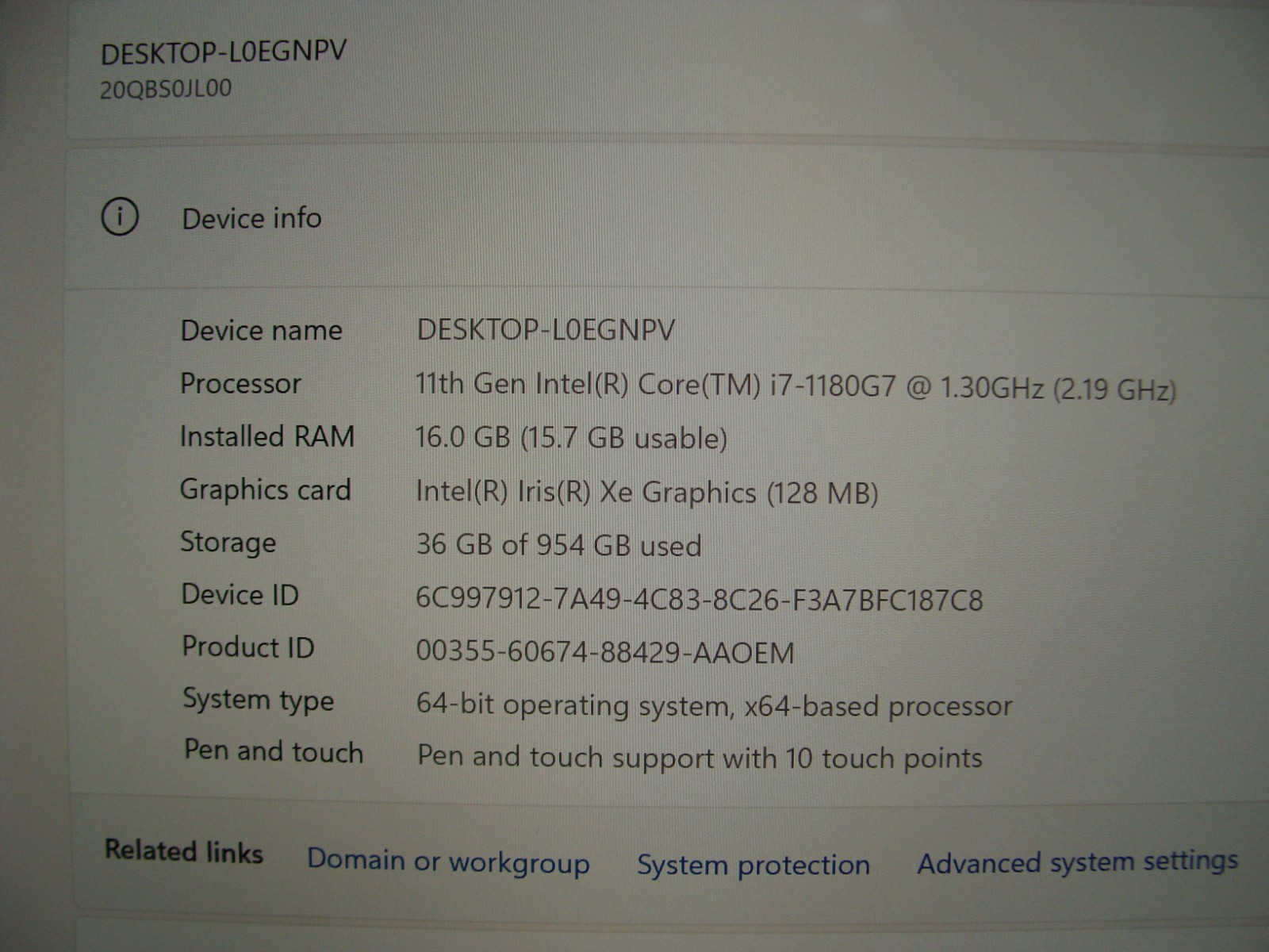 Lenovo ThinkPad X1 Titanium Gen 1 13.5″QHD 2-in-1 i7-1180G7 1.3GHz 16GB 1TB 96%