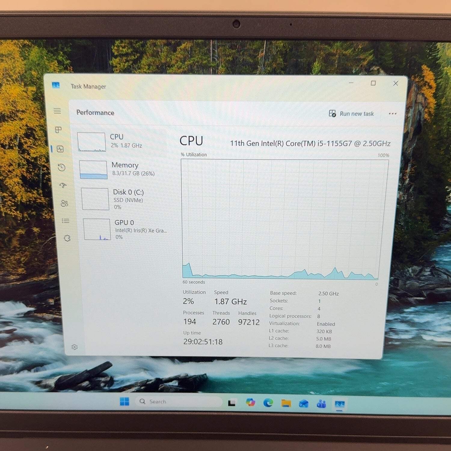 Dell Inspiron 3520 15.6″ i5-1155G7 2.5GHz 32GB RAM 1TB SSD