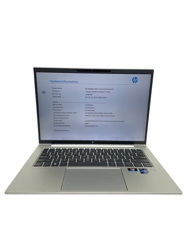 HP EliteBook 840 G9 i7-1265U 14″ 16GB 512GB- Good Condition – Low Battery Health