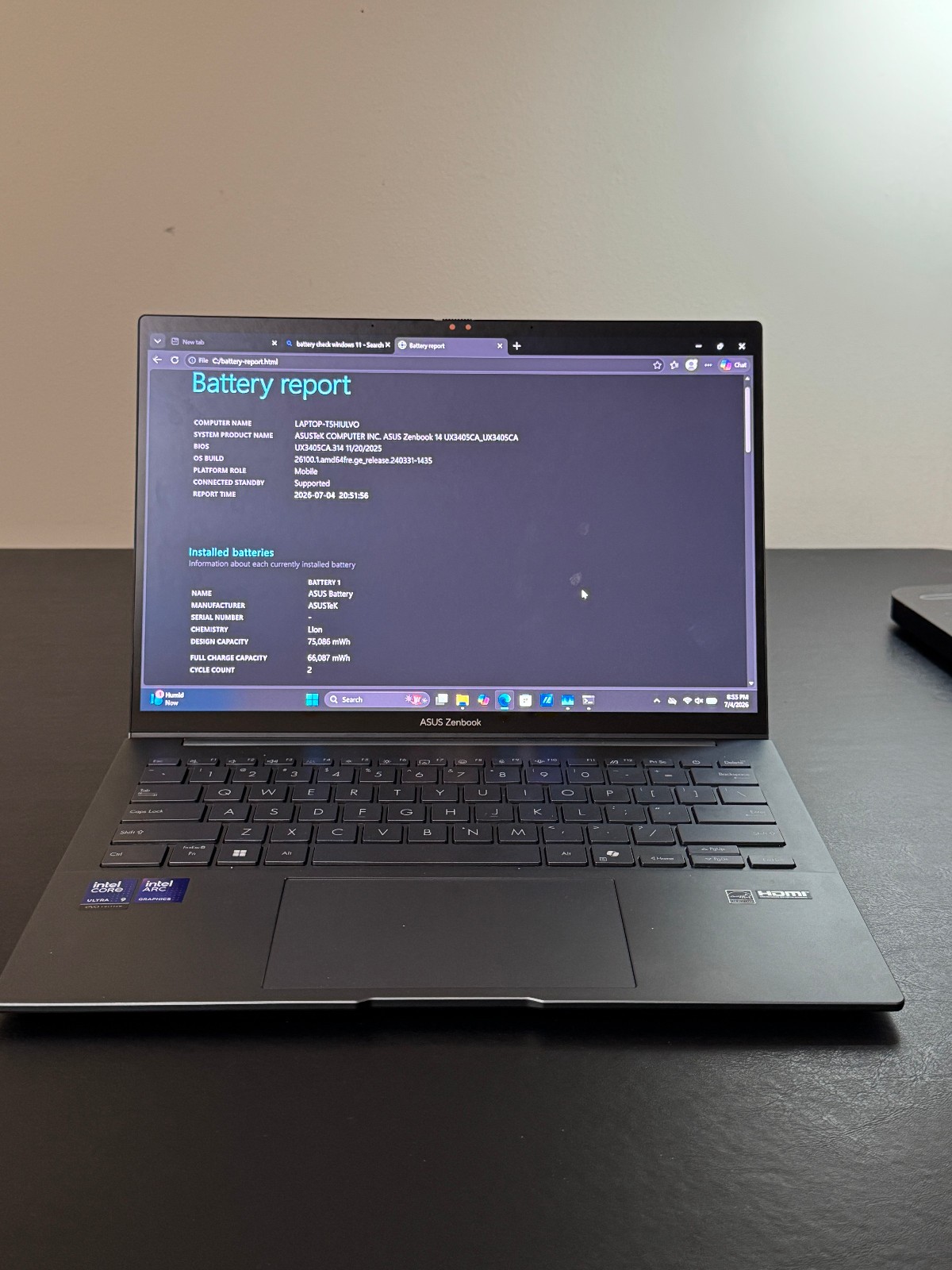 ASUS Zenbook 14 OLED Touchscreen Laptop – Intel Core Ultra 9 285H 32GB 1TB