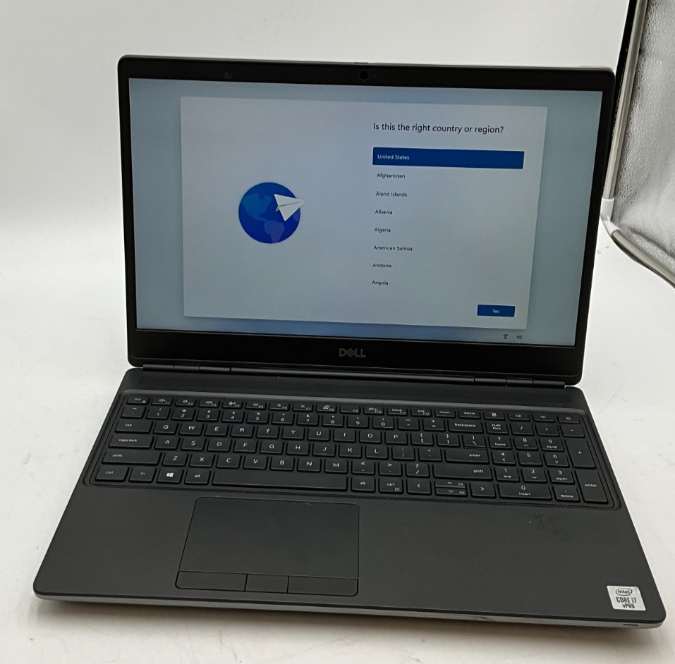 DELL Precision 7550 i7-10850H 2.70gh 32GB 1tb T2000 15.6″ LAPTOP 51ZX8C3
