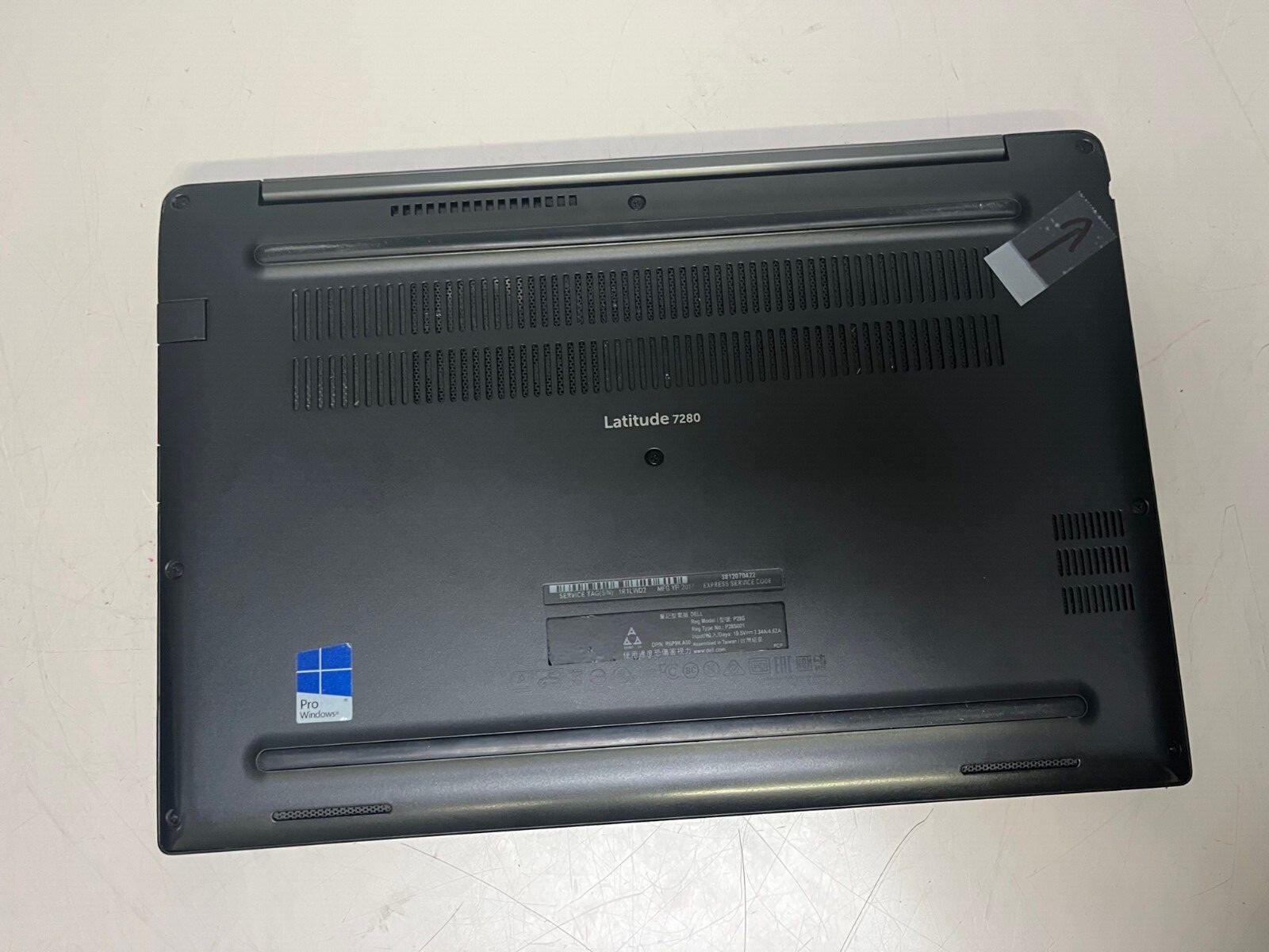 Dell Latitude 7280 12.5″ i5 2.6GHz 8GB/256GB m2 SATA Linux LPTP [NO BATTERY] +AC
