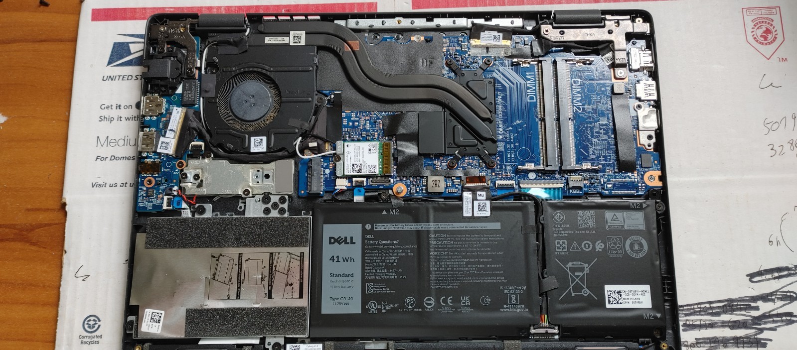 Dell Latitude 3420 Core 11th gen i5-1145G7 Parts And Repair good motherboard.