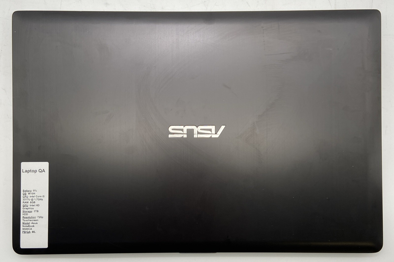 Asus NoteBook S500CA Touchscreen Intel i5-3317U @ 1.7GHz 8GB RAM 1TB HDD W10H