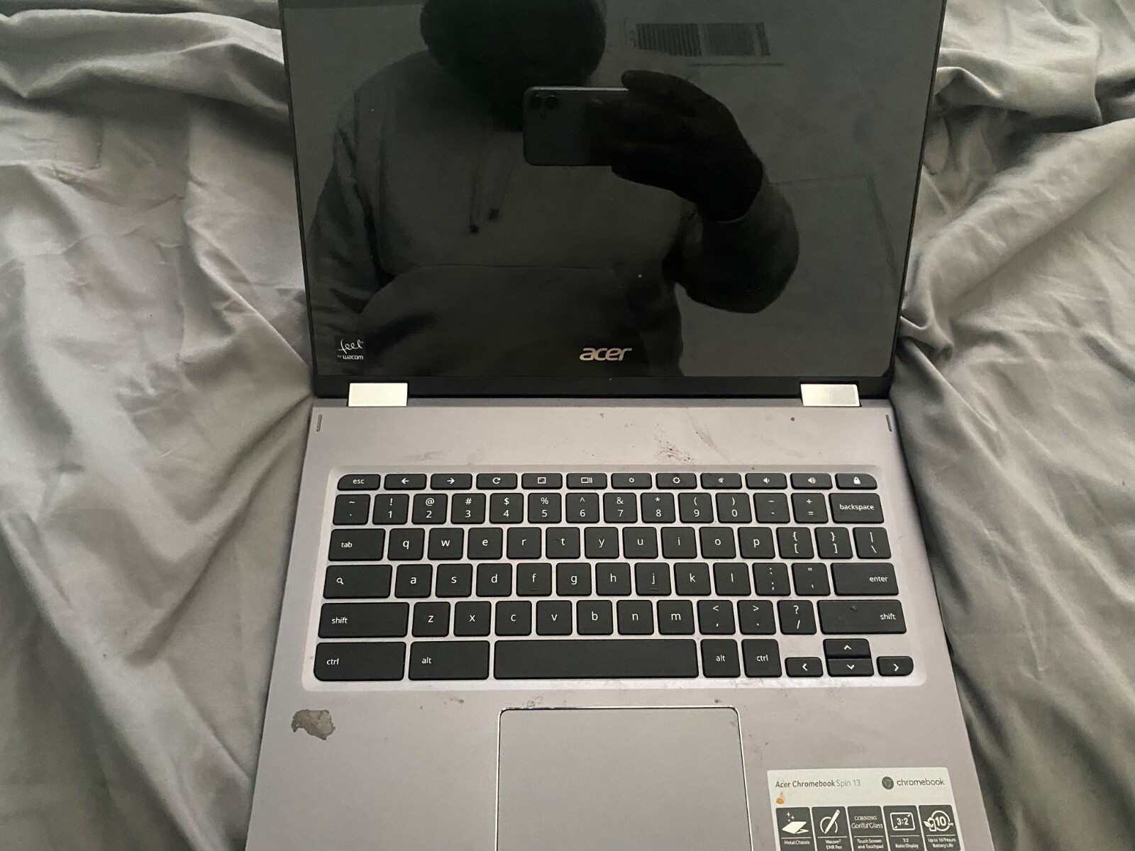 Acer Chromebook Spin 713 CP713-2W 13.5″ (256GB SSD, Intel Core i5 10th Gen.,…