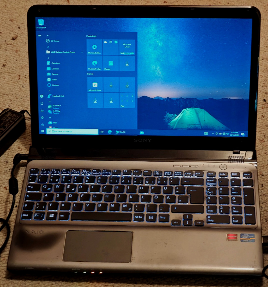 Sony Vaio sve151e11m – 700GB HDD, 8GB RAM, Intel i7-3632QM, AMD Radeon 7500M