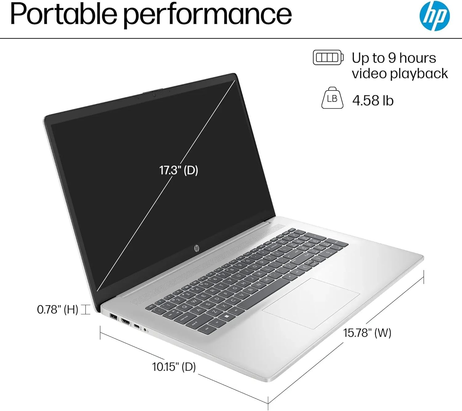 HP Laptop 14-cf2111wm 14″ Intel Celeron N4120 4GB DDR4 64GB eMMC Windows 10 Blue