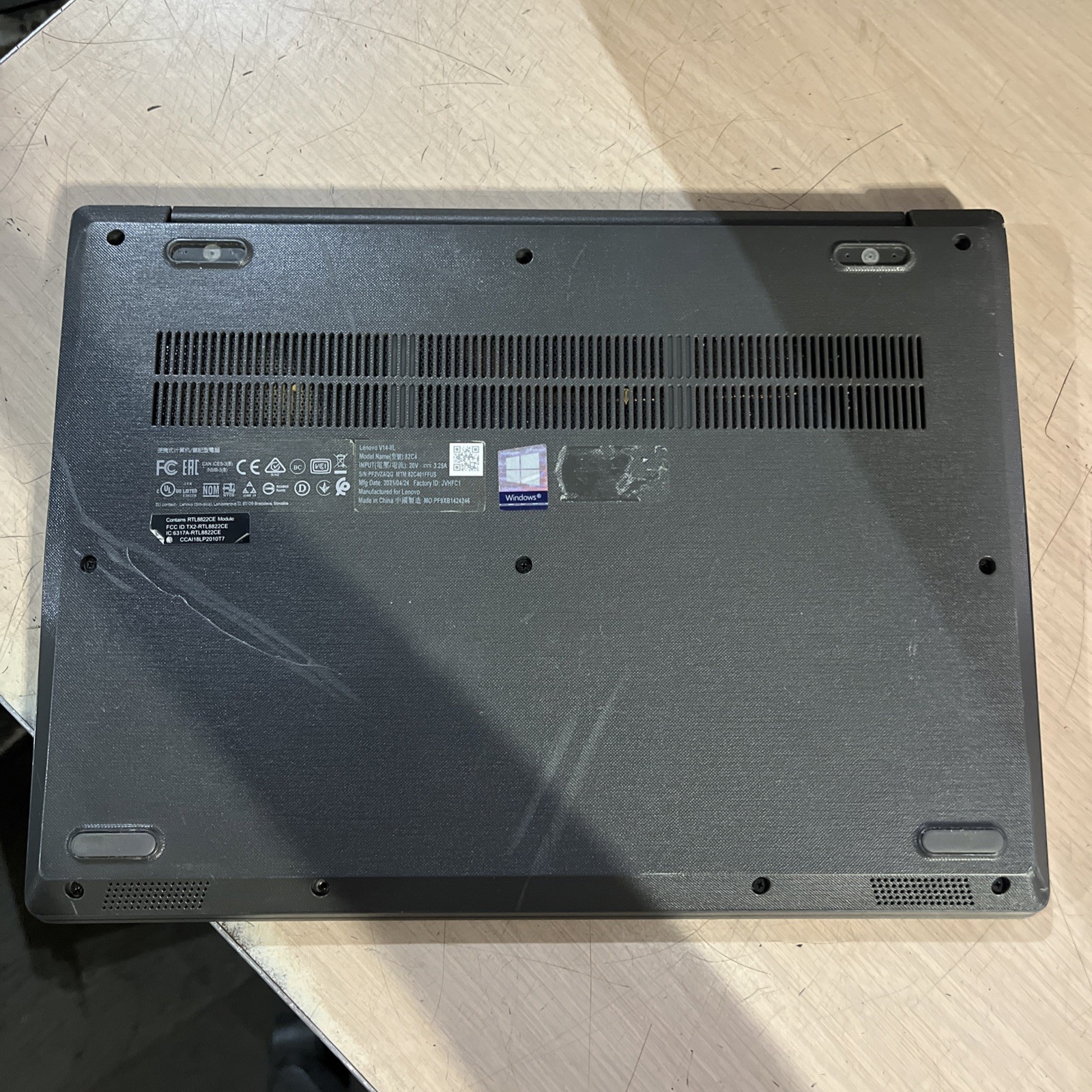 LENOVO V14-IIL INTEL CORE I3-1005G1 1.20GHZ 8GB RAM NO HD ,