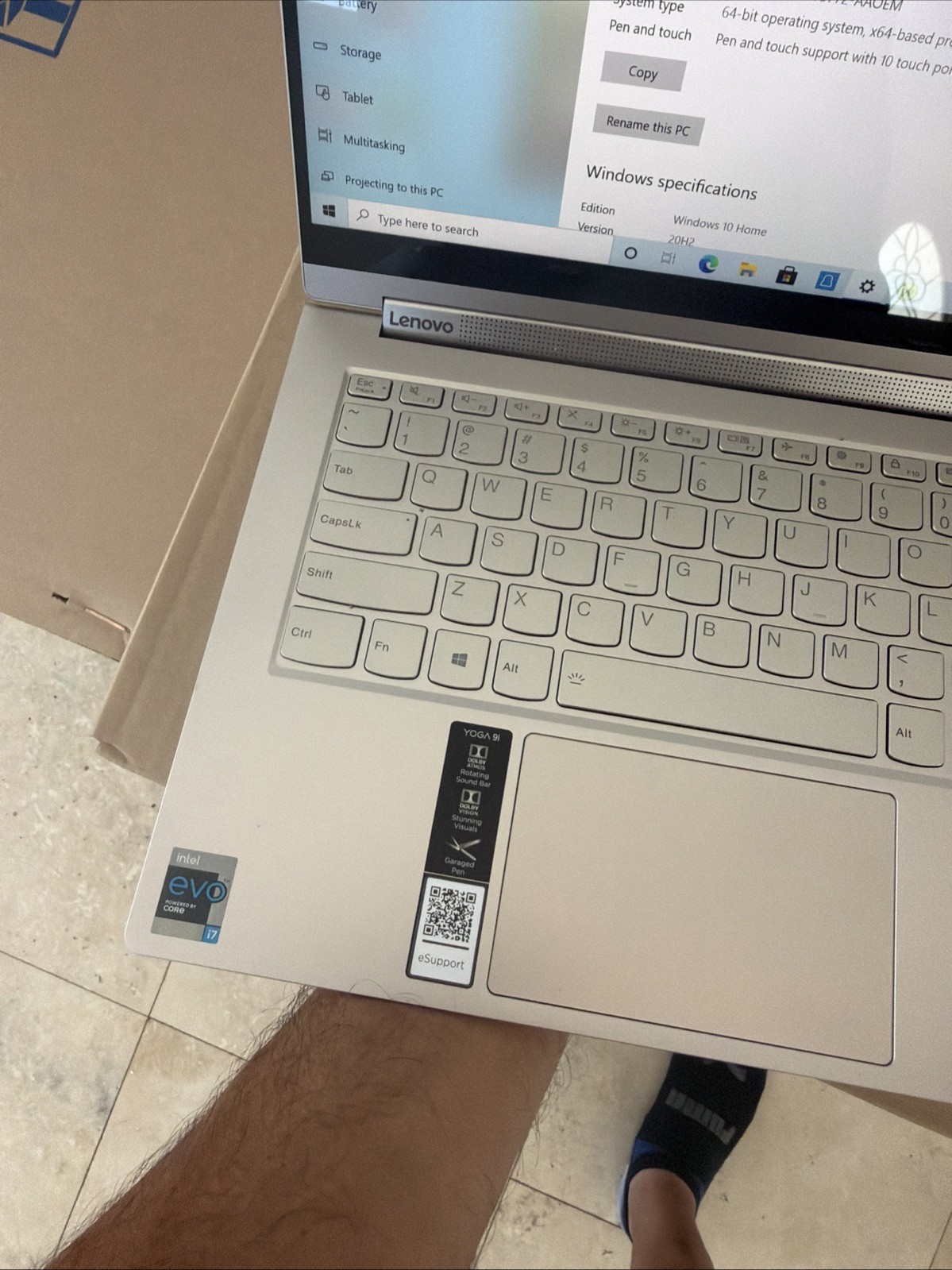 Lenovo Yoga 512 GB SSD Intel Core i7-1185G7 2.9GHz 16GB RAM) ? – READ