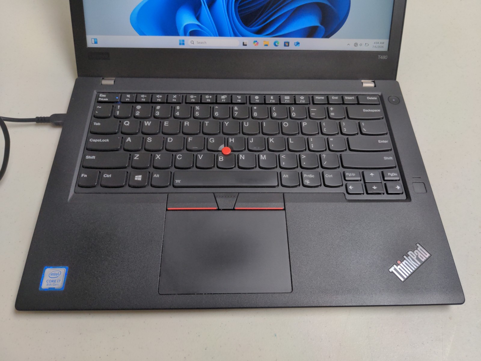 Lenovo Thinkpad T480 – i7-8550U, 12GB RAM, 256GB SSD, 1080p [Read]