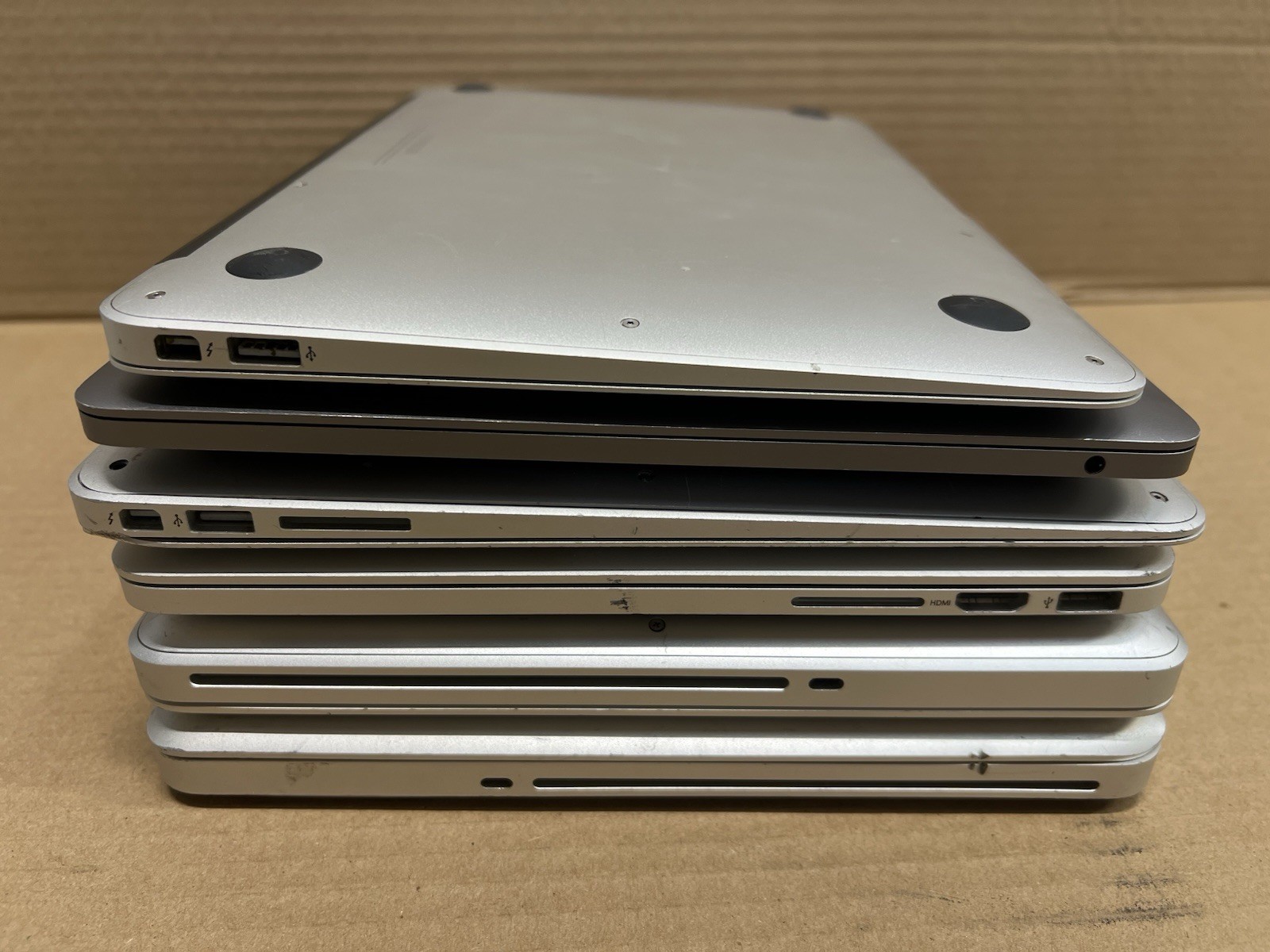 Lot of 6 Apple MacBook Pro Air i5 Core2Duo 4-8GB RAM Laptops