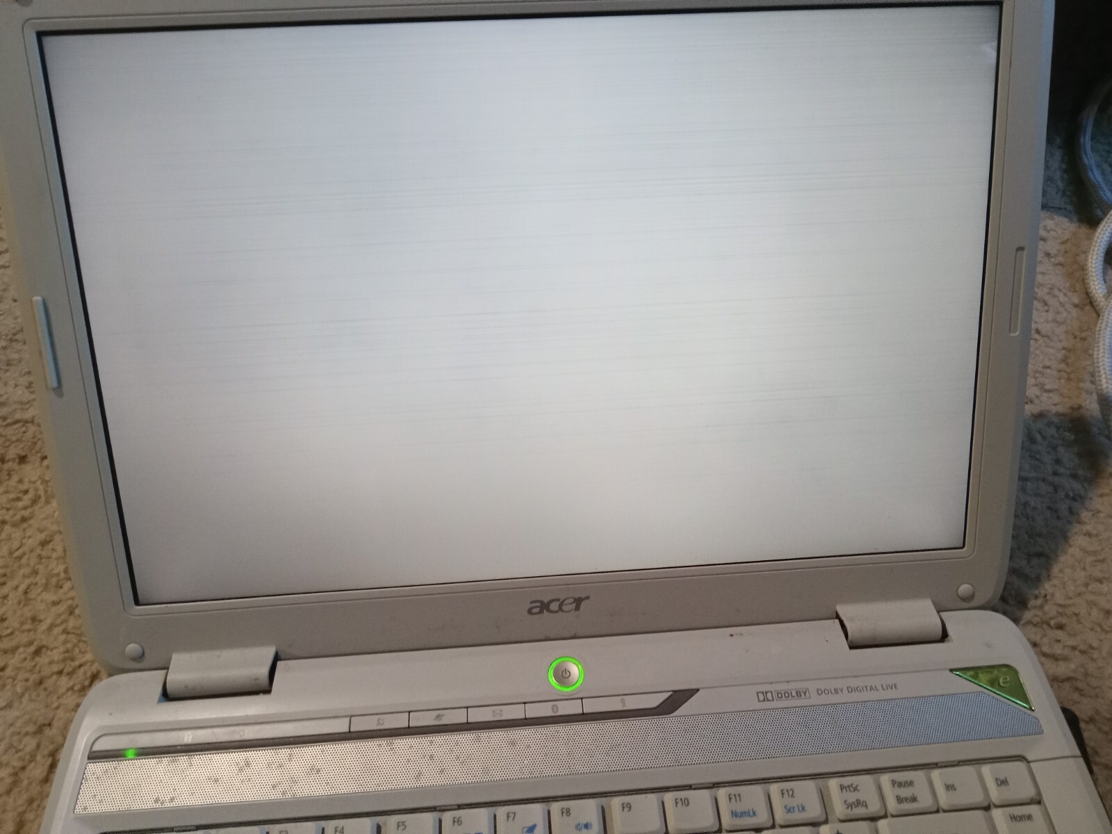 ACER Aspire 4520 AMD Turion 64 X2 Laptop for Parts or Repair