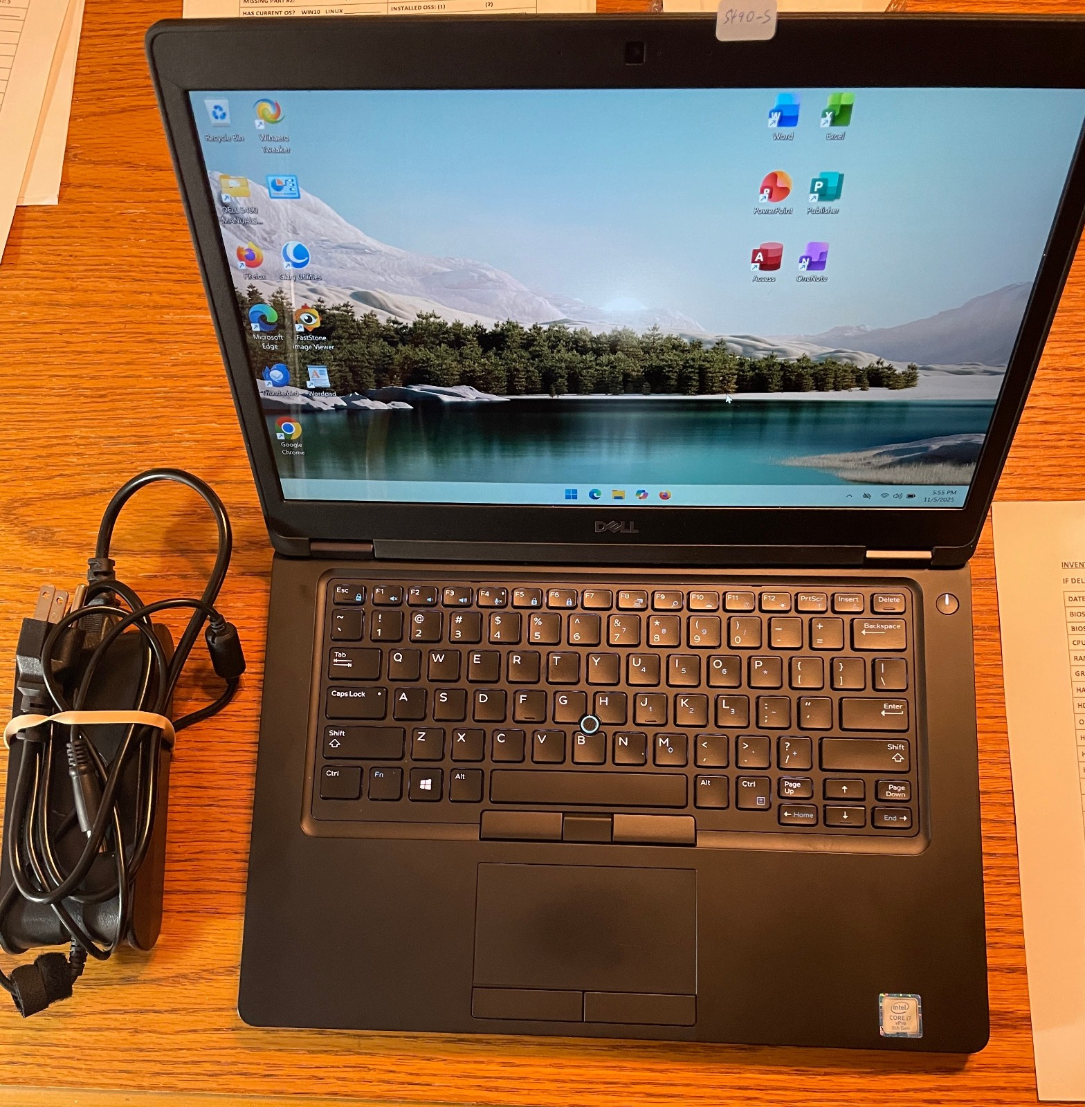 Dell 5490 14″ Laptop i7-*TOUCH* 16GB/512gb+1tb/Win11 Pro 25H2+Office 2021-5 MORE