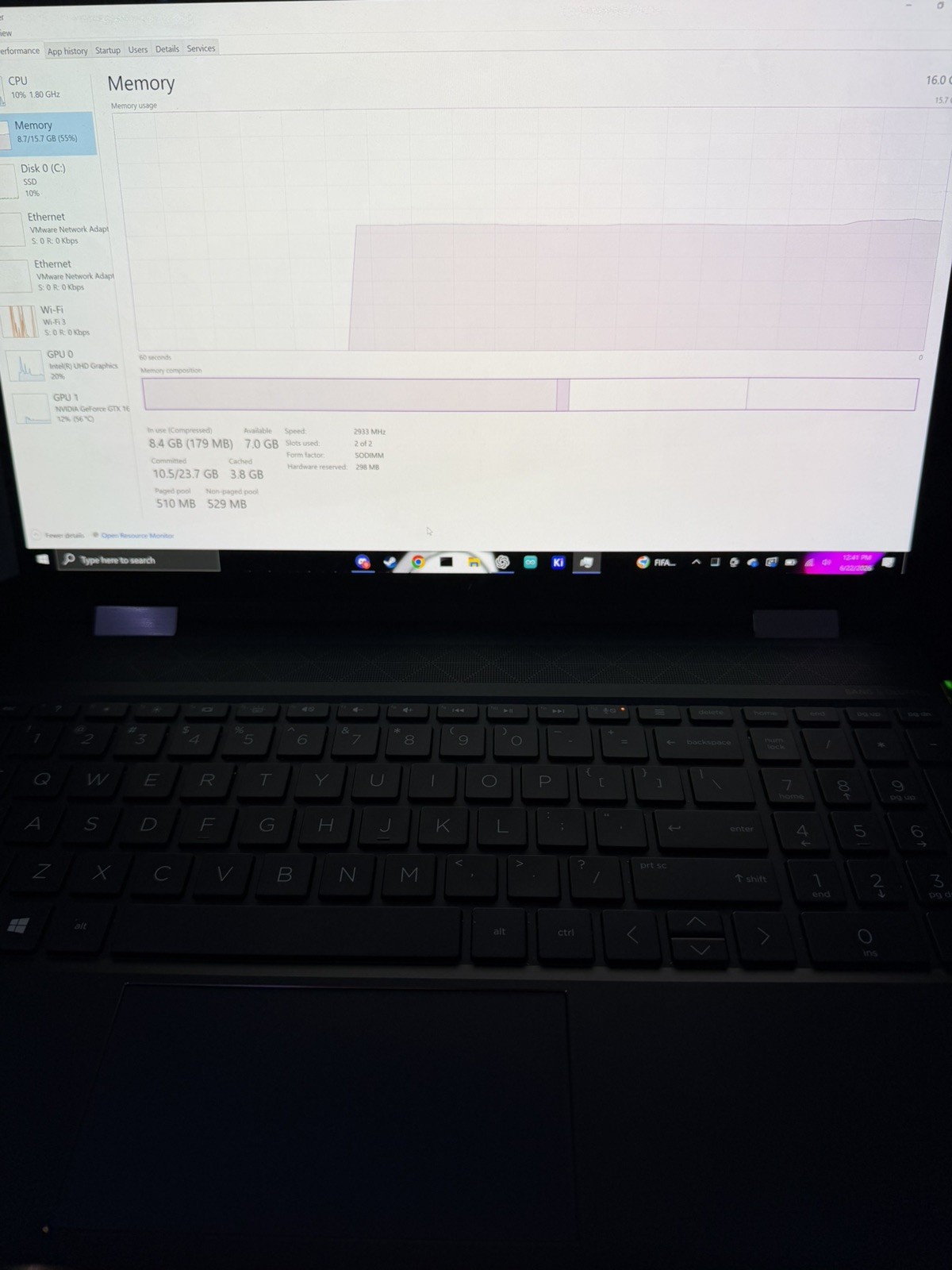 HP Spectre x360 15-eb0053dx 15.6” 4K Touch i7-10750H GTX 1650 Ti 16GB 1TB SSD