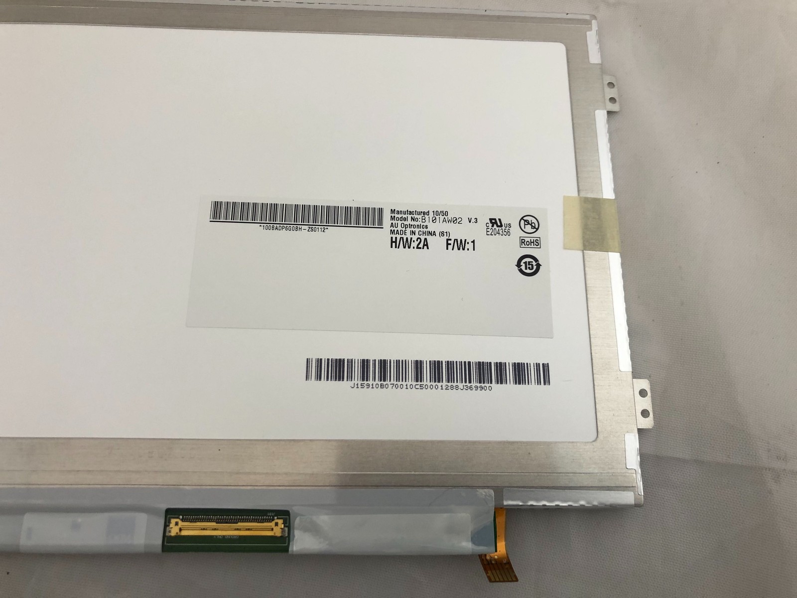LENOVO 18004567 Laptop Screen 10.1 WSVGA 1024×600 B101AW02 V.3 AUO
