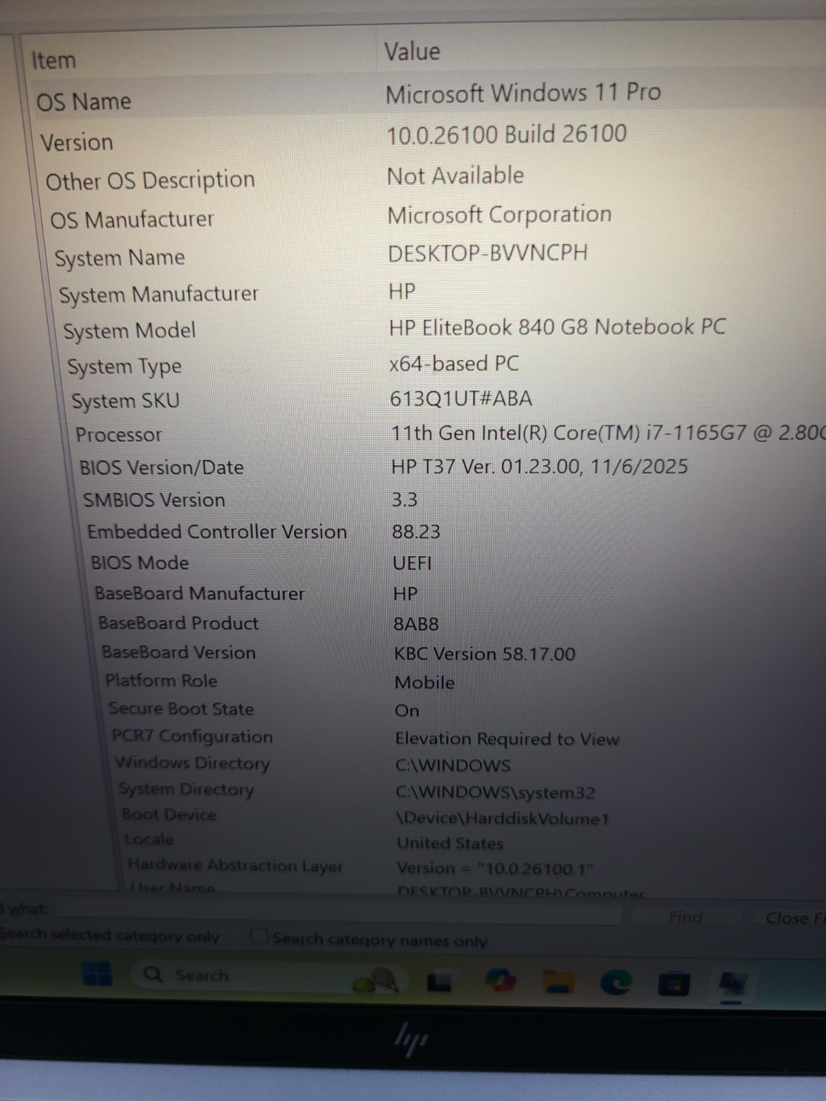 HP EliteBook 840 G8 i7-1165G7 2.80GHz 16GB RAM 512GB SSD Win 11 Pro