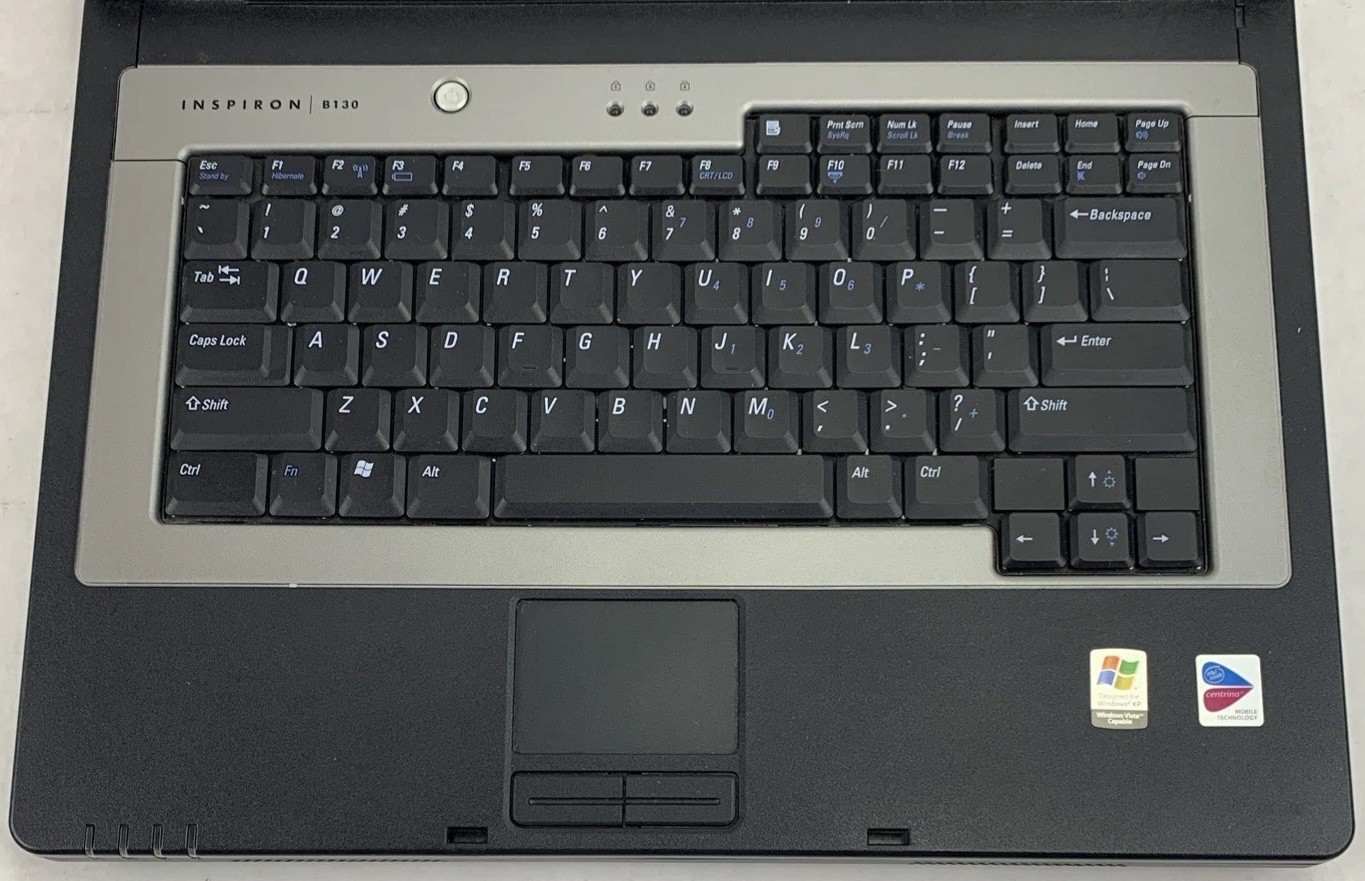 Dell Insprion B130 Intel Pentium M 1.70GHz 1GB RAM 15.4″ No Battery/HDD/OS