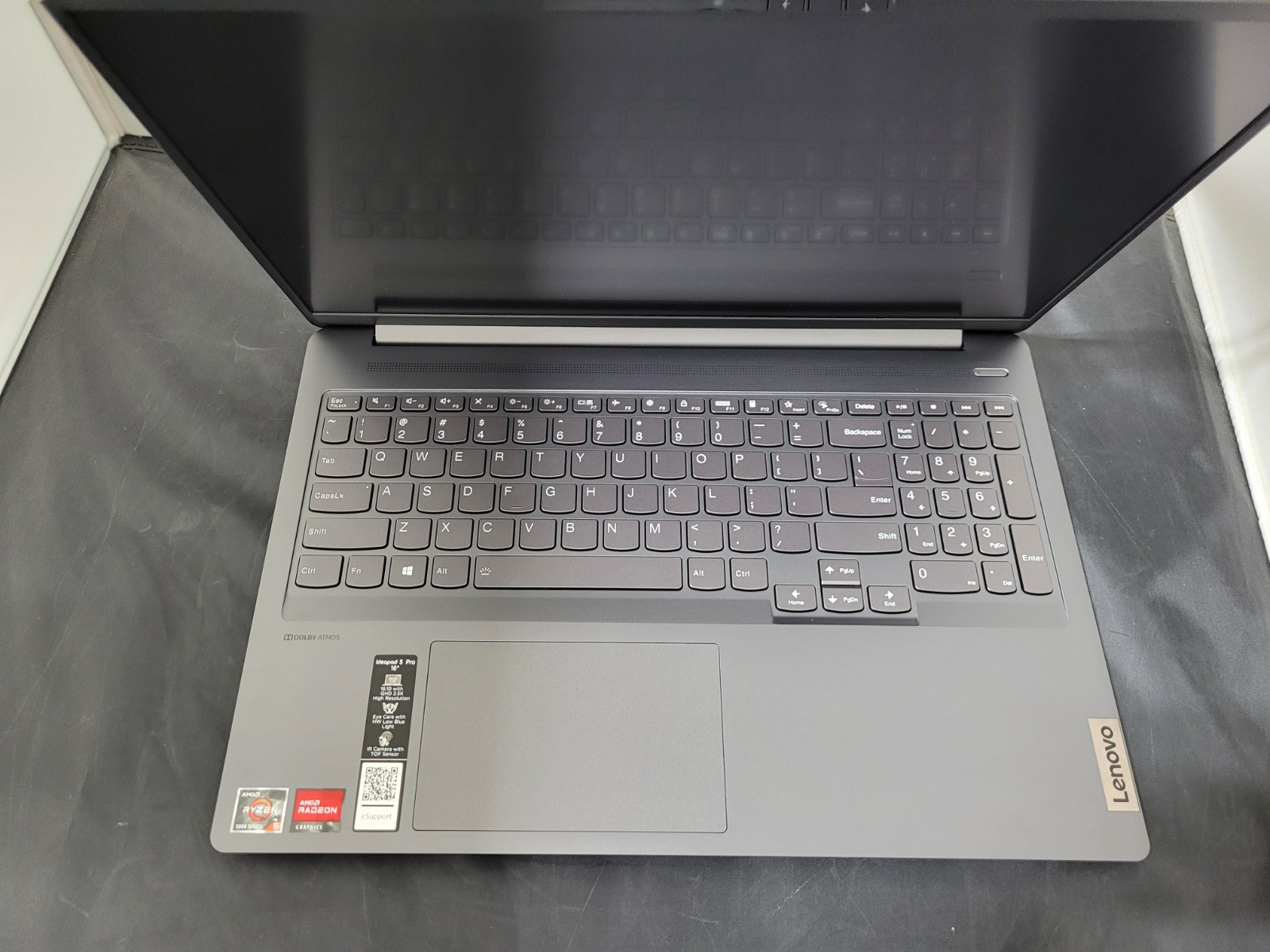 Lenovo Ideapad 5 16″ QHD Ryzen 5 5600H 8G 512GB SSD Win 11 STORM GREY 8/512GB