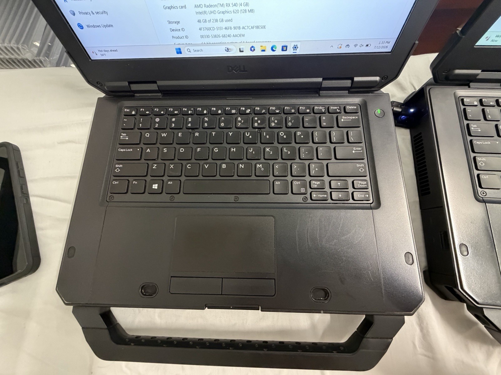 Dell Latitude 5424 Rugged i7-8650U 16GB 256GB SSD FHD Touch RX540 Stylus