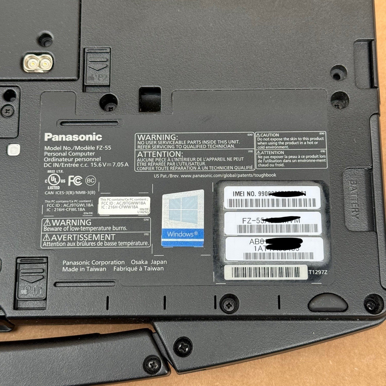 Panasonic Toughbook FZ-55 Rugged Laptop i5-8365U 32GB RAM 1TB NVMe SSD Win11