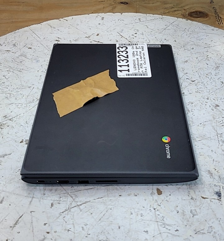 LENOVO 100e Chromebook 2nd gen MTK Laptop Intel Celeron N4020 4GB 32GB SEE NOTES